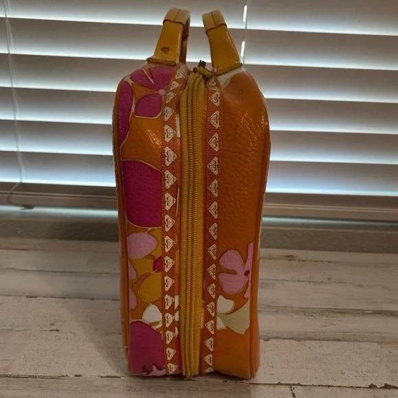 Roxy Quicksilver Floral Cosmetic Luggage Bag for Travel - Picture 2 of 12